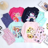 [Size 4-14 tuổi] Bộ dài Disney họa tiết Elsa, Pony, Mickey,.. siêu xinh cho bé gái, bigsize - Bigbaby shop