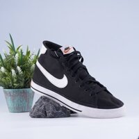 [Size 40.5] Giày thể thao (Sneaker) Nam Nike Court Legacy Canvas Mid 'Black' DD0162-001