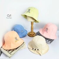 (Size 54) Nón Vành bé gái Thỏ Lovely Duy Ngọc -Chất liệu cotton cao cấp, mỏng nhẹ, thân thiện với da, thoáng mát (6378)