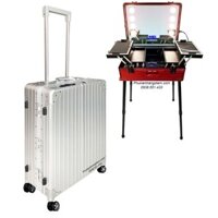 [SIZE 67CM] Cốp Trang Điểm Vali Full Nhôm Có Gương Đèn LED + Loa Bluetooth - CN67B