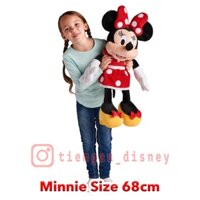 [Size 68cm] Gấu bông Minnie dễ thương cho bé ôm ngủ - Disney Chính Hãng