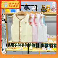 [Size 80-90-100] Áo Gile Chần Bông Mỏng Moimoln Cho Bé - Họa Tiết Nhân Vật Sanrio Dễ Thương
