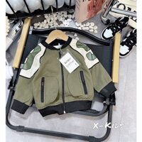 SIZE ĐẠI 10-30KG: Áo khoác kaki dáng bomber khỏe khoắn, năng động cho bé trai - AKKBB