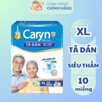 [SIZE DÁN XL10] Tã Bỉm Dán Người Lớn Caryn Siêu Thấm Size XL10/XL20 Miếng