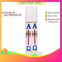[Size Khổng lồ] Nến Phục sinh- Nến thờ - Đèn cầy Đám tang Lễ lá Nến công giáo Chúa Kito- Sáp cao cấp Nến thơm không mùi