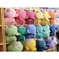 Size L 90x24cm Gối ôm và Vỏ gối ôm cho người lớn Hikosen Cara Nhật Bản vải cotton tự nhiên mềm mát V-Z17-160