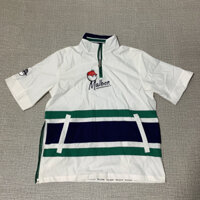 (Size L) Áo Thể Thao Nam Cổ Trụ Malbon, Vải Co Giãn Chơi Golf