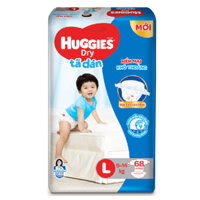 Size L68 Tã Dán Cho Bé Từ 5 tới 12kg Huggies Mẫu Mới Và Cũ