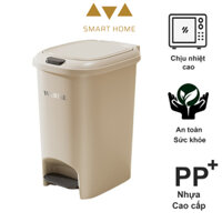[SIZE LỚN 30L] Thùng Rác Đạp Chân Nắp Bật Có Xô 2 Lớp Sức Chứa Lớn 30L Nhựa PP Cao Cấp SMARTHOME