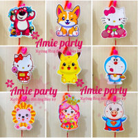 (Size Lớn) 50 Lồng Đèn Trung Thu Có Nhạc - Lồng Đèn Trung Thu Labubu, Capybara - Lồng Đèn Trung Thu Nhựa Lắp Ráp 2 Mảnh
