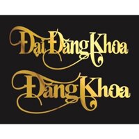 (SIZE lớn 80cm) Tên trang trí cổng hoa cưới theo yêu cầu