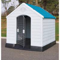 Size lớn nhất cho chó dưới 60kg - Nhà Nhựa Ngoài Trời Mã 413L (123x111x114cm)