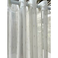 (size lớn) Rèm khoen vải voan gân, dùng để trang trí, decor căn nhà thêm xinh xắn, vải voan mỏng không dùng để che nắng.