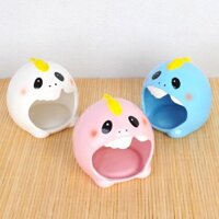 (SIZE LỚN VỪA CHO BEAR) Nhà ngủ sứ tiểu yêu cho hamster / Nhà ngủ sứ khủng long răng sún