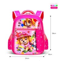 [SIZE LỚP 1 ĐẾN 3] Balo cho bé gái trai đi học hình hoạt hình chú chó cứu hộ, cặp sách tiểu học cấp 1