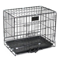 [Size M] Chuồng chó, chuồng mèo, lồng chó mèo sơn tĩnh điện gấp gọn 60x42x50 (full 4 size)