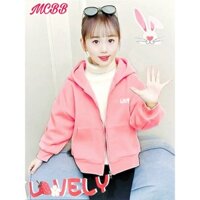 [SIZE NHÍ+ĐAI] ÁO KHOÁC THỎ SIÊU XINH DÀNH CHO BÉ GÁI
