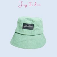 Size Nhỏ Mũ Bucket Promise You Nón Tai Bèo Nam Nữ Vành Cụp Jussy Fashion Chất Vải Nhung Mịn Nhiều Màu Form Unisex - Xanh Ngọc