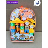 [SIZE TO] Túi Lego Xếp Hình Công Trình size đại Khối Lớn Cho Bé - Đồ Chơi Xếp Hình Phát Triển Trí Tuệ Cho Trẻ Em