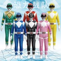 (Size Trẻ Em) Bộ Đồ Cosplay Power Rangers Siêu Nhân Gao/ Trang Phục Hoá Trang 5 Anh Em Siêu Nhân Dành Cho Trẻ Em