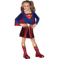 (Size trẻ em) Quần áo Siêu Nhân cho Bé Gái Hoá Trang Super Girl Trang phục Siêu Anh Hùng