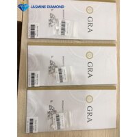 Size từ 4-7.5 ly Kim cương nhân tạo Mỹ Moissanite giác cắt tròn - GRA,4.0 ly