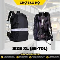 (SIZE XL) Áo Mưa Balo Phản Quang, Chống nước tuyệt đối 100% kết hợp phản quang.