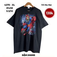 [Size XL] Áo Thun 2Hand Superman GSG - Hàng Có Sẵn