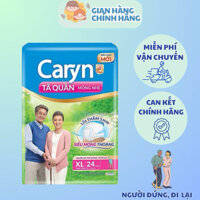 [SIZE XL] Tã Bỉm Quần Người Lớn Caryn Mỏng Nhẹ Chống Tràn Size XL6/XL12/XL24 Miếng