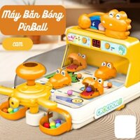 (SIZELỚN)Đồ Chơi Máy Bắn Bóng Pinball Mini Hình Cá Sấu Crocodile Chế Độ Tính Điểm Có Đèn Nhạc
