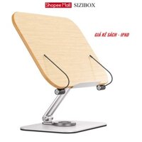 SiZiBox | Giá kê đọc sách cao cấp, điều chỉnh độ cao từ hợp kim và gỗ kết hợp chân xoay 360 độ tiện lợi R03, R04.