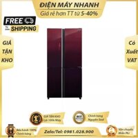 SJ-FXP600VG-MR - Tủ lạnh Sharp Inverter 525 Lít 4 cửa SJ-FXP600VG-MR Model Mới Mới DMNSG