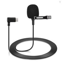 Sjcam Camera thể thao Clip-on Mic ve áo Plug-and Play 360°Thay thế micrô gắn ngoài giảm tiếng ồn bán tải đa hướng cho máy ảnh SJCAM SJ20 / C200PRO