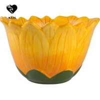 SJJL Bát hạt sứ SJJL, Bát hướng dương không đều bằng gốm, Máy rửa chén sáng tạo An toàn Hình hướng dương Đĩa gốm bền