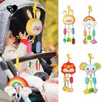 Sjjl Bé Chuông Gió Đồ Chơi, Hoạt Hình Dễ Thương Cho Trẻ Sơ Sinh Thoải Mái Giường Chuông, Giáo Dục Di Động Kẹp Mềm Sang Trọng Lục Lạc Động Vật Xe Đẩy Treo Mặt Dây 0-12 Tháng