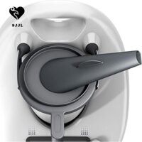 SJJL Bộ chuyển đổi hơi nước, Bộ chuyển đổi hướng hướng dẫn không khí chống bỏng, Dụng cụ nấu ăn Phụ kiện lái hơi nước bằng nhựa màu xám cho Thermomix TM5 / TM6
