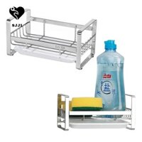 Sjjl Bồn Rửa Tổ Chức Món Ăn Vải Đấm Miễn Phí Mặt Bàn Cọ Rửa Miếng Lót Xà Phòng Giá Đỡ Bàn Chải Bọt Biển Giá Đỡ