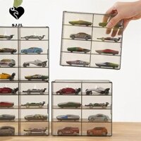 Sjjl Cars Diecast Storage, Hộp trưng bày mô hình ô tô 8 khe chống bụi, Quà tặng sinh nhật Hộp đựng Acrylic 1: 64 Hộp lưu trữ đồ chơi mô hình Hot Wheels