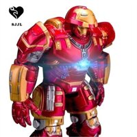 Sjjl Hulkbuster Đồ Chơi Mô Hình, Khớp Di Chuyển Được Với Đèn LED Hulk Nhân Vật Hành Động, Quà Tặng Sinh Nhật Marvel Avengers Búp Bê PVC 18cm Người Hâm Mộ Bộ Sưu Tập