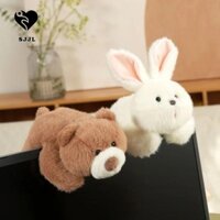 Sjjl Mô Phỏng Động Vật Sang Trọng Đồ Chơi, Mèo Lợn Gấu Trúc Gối Sang Trọng, Sáng Tạo 18cm Thỏ Mềm Mại Dễ Thương Sang Trọng Búp Bê Quà Tặng Sinh Nhật