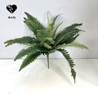 Sjjl Mô Phỏng Lá Cây Cọ, 28 Lá 56cm Nhân Tạo Ba Tư Lá, Đồ Dùng Dự Tiệc Lớn Thực Tế Handmade Cây Giả Trang Trí Tiệc Sân Vườn Nhà