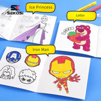 Sk 5 Chiếc Disney Nhân Vật Sketchbook Frozen Dâu Gấu Người Nhện Tô Màu Sách Bé Trai Bé Gái Sách Hình Quà Tặng