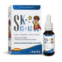 SK D3K2 DHA - Bổ sung DHA, vitamin D3 và Vitamin K2 MK-7