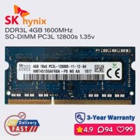 Sk hynix 8gb 4gb 1600mhz ddr3l ram laptop sodimm bộ nhớ pc3l 1.35v