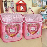 [Sk] Kawaii Hello Kitty Treo Túi Bảo Quản Sanrio KT Mèo Văn Phòng Phẩm Bảo Quản Túi Di Động Du Lịch Dung Tích Lớn Ins Quà Tặng Giáng Sinh Cho Bé Gái SK