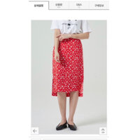 [SK100413]-Chân váy Mixxo hoa đỏ, đen