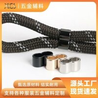 SK225 Khóa kim loại lớn hình số tám kiểu mới, khóa chuông cho áo hoodie, dây rút quần, dây thắt lưng, khóa dây giày OSO0