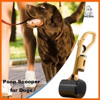 [Skalibal] Pooper Scooper Dog Poop Scooper Bộ thu gom chuồng thú cưng không mùi Dụng cụ vệ sinh Poop Grabber dung tích lớn tiện lợi cho tất cả các giống chó