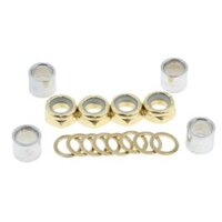 Skateboard Truck    Washers Nuts Spacers, Golden - Golden