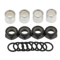 Skateboard Truck    Washers Nuts Spacers, Golden - Black